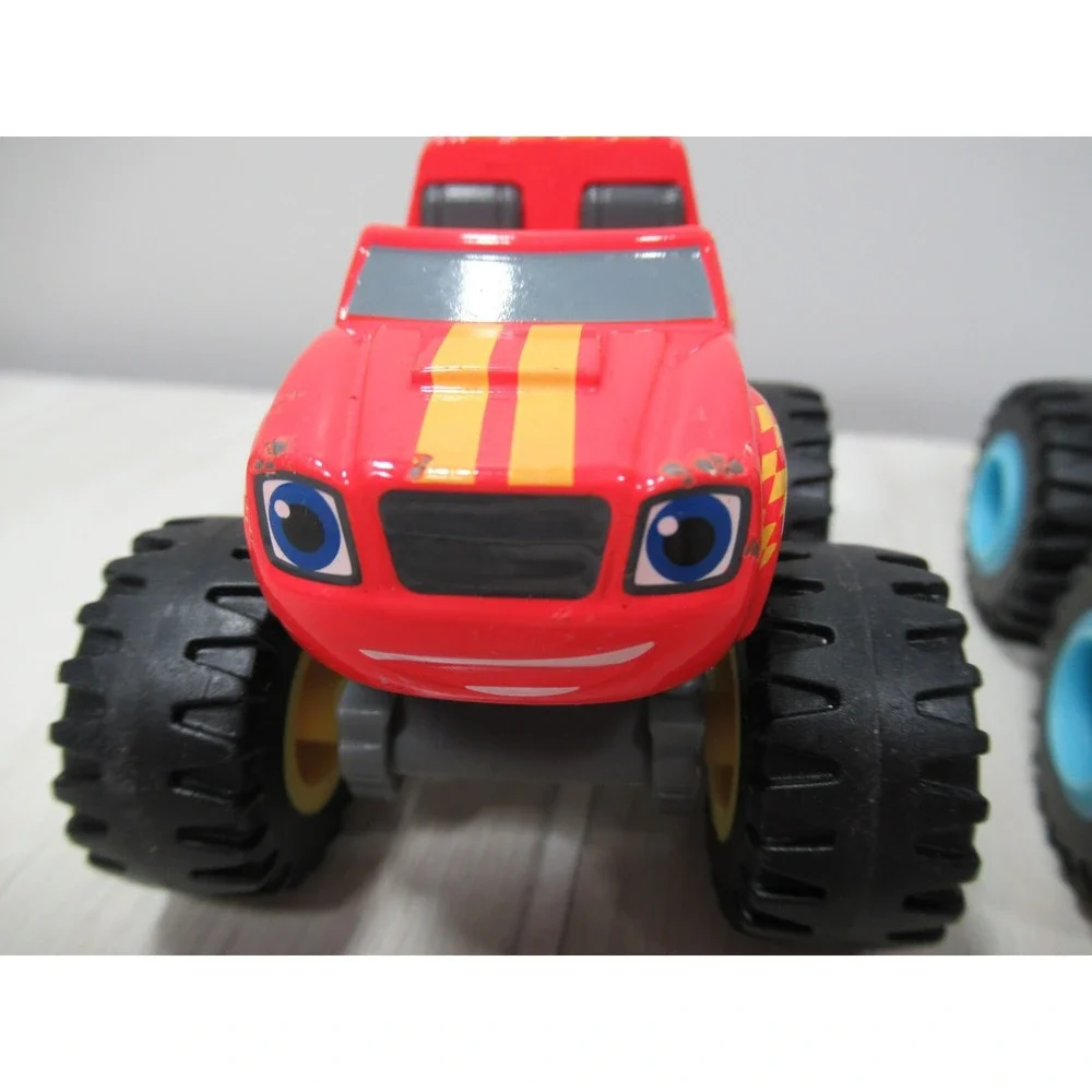 Blaze & the Monster Machines die cast trucks Blaze Crusher Fisher Price used